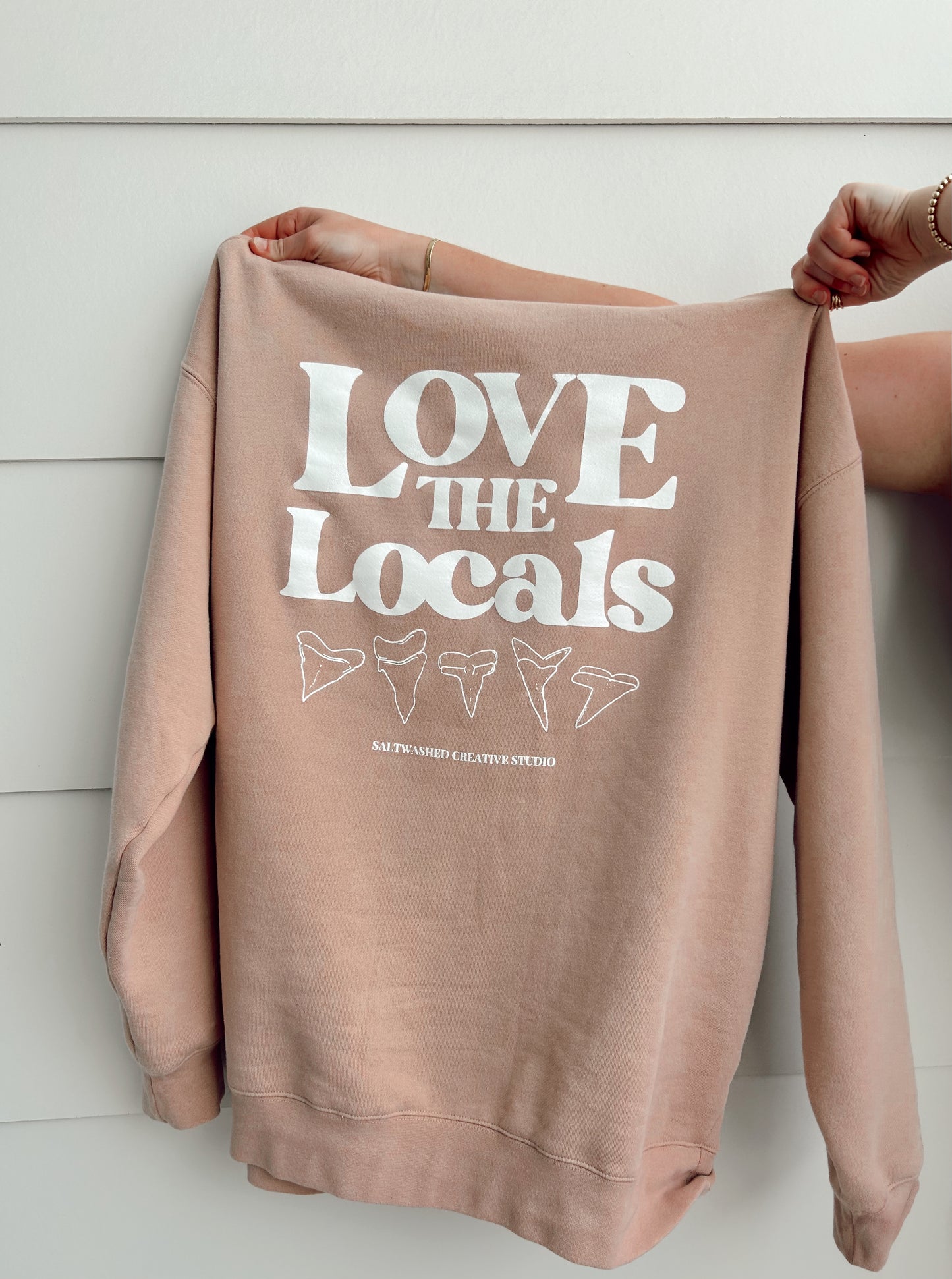 Pink Love the Locals Hoodie