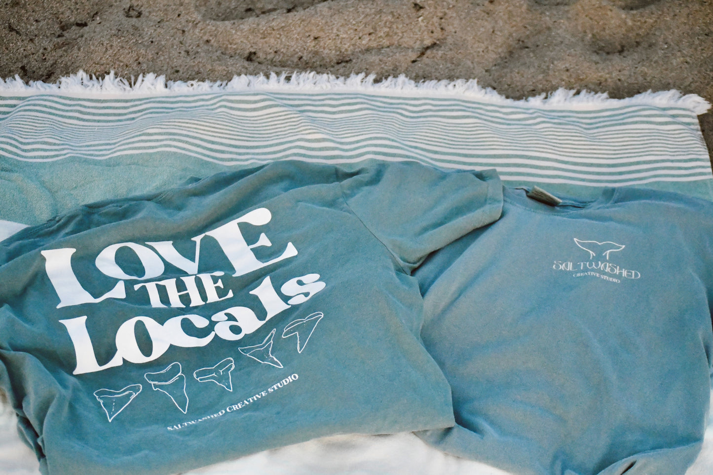 Blue Love the Locals Tee